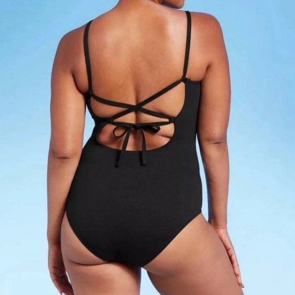 Kona Sol Striped One-Piece Swimsuit - Picture 2 of 6